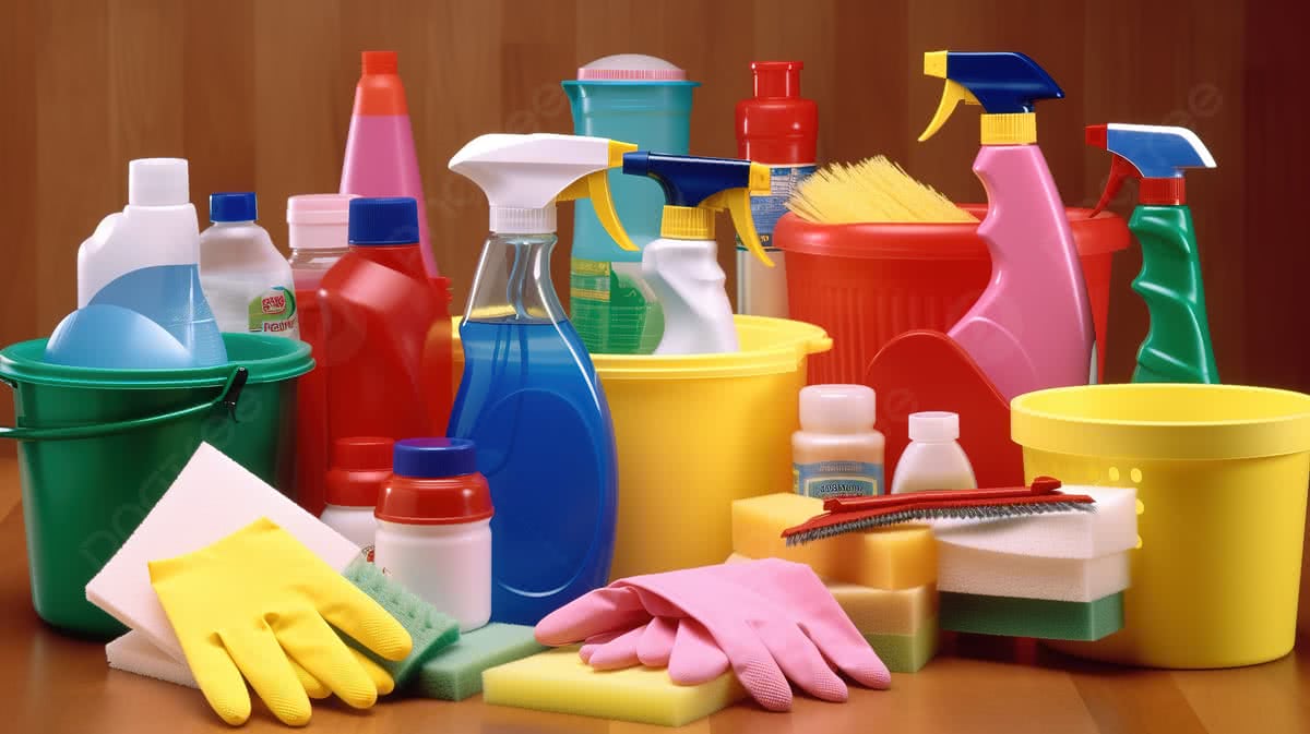 HOME cleaning supplies